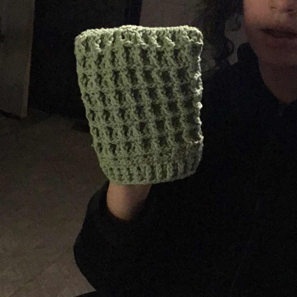 Handcrafted Shower Mitt - Picture 2 of 4
